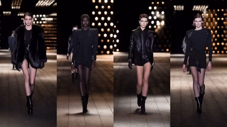 Phong cách siêu chất của dàn sao trên hàng ghế đầu show Saint Laurent ảnh 3