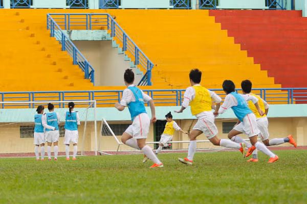 Tuyển nữ Việt Nam tập đá luân lưu trước trận đấu với Thái Lan ảnh 5
