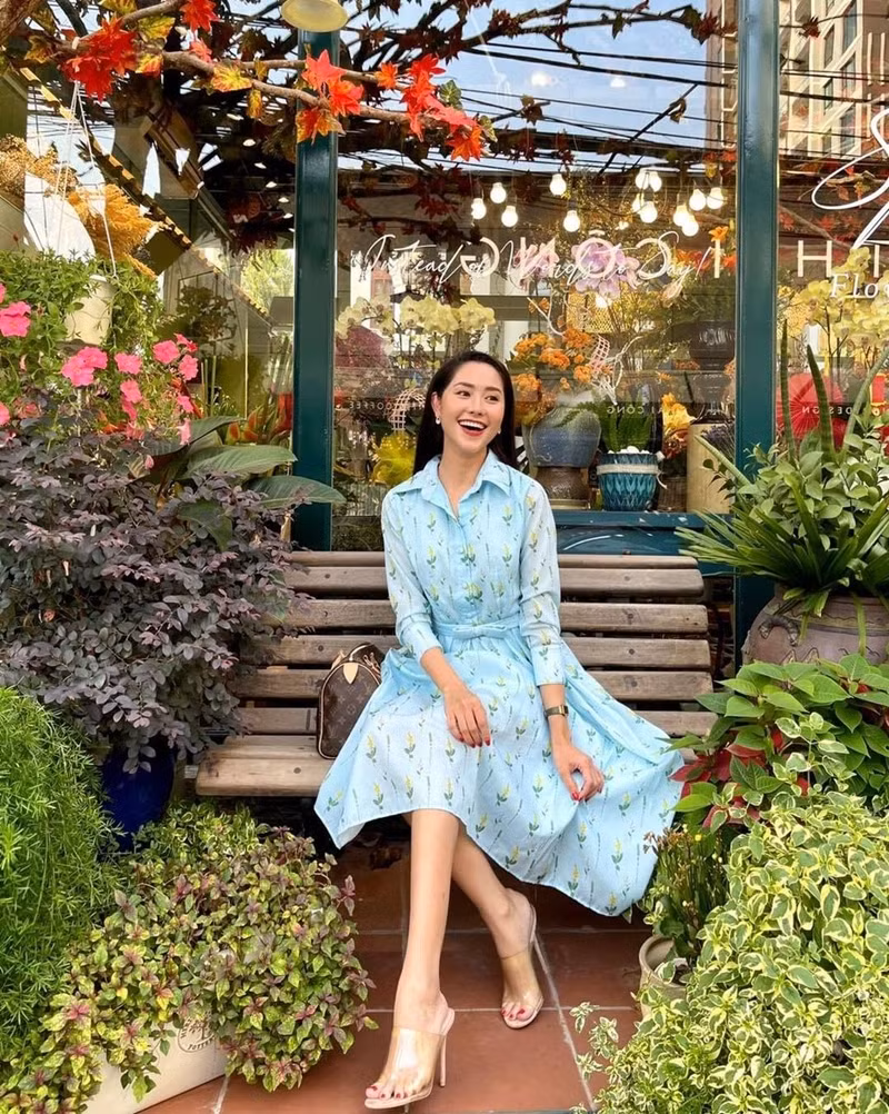 Tan chảy với street style "kẹo ngọt," ngập màu pastel của sao Việt ảnh 5