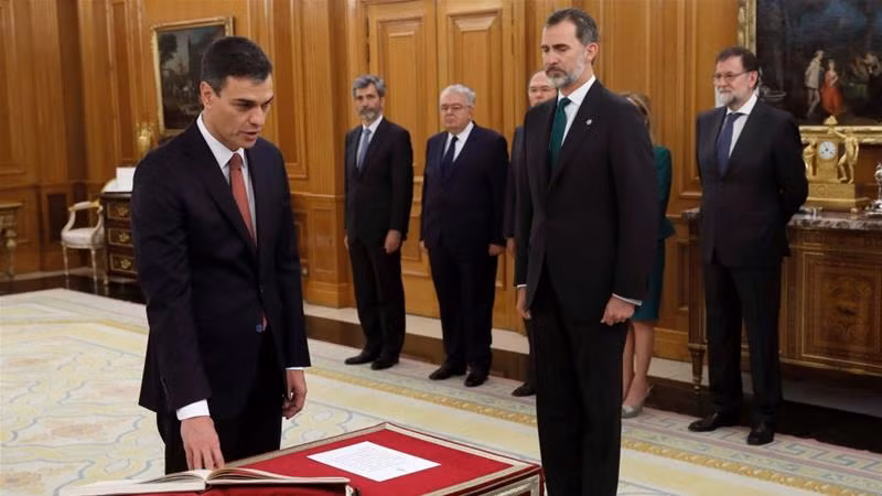 Ông Pedro Sanchez tuyên thệ nhậm chức Thủ tướng Tây Ban Nha ảnh 1