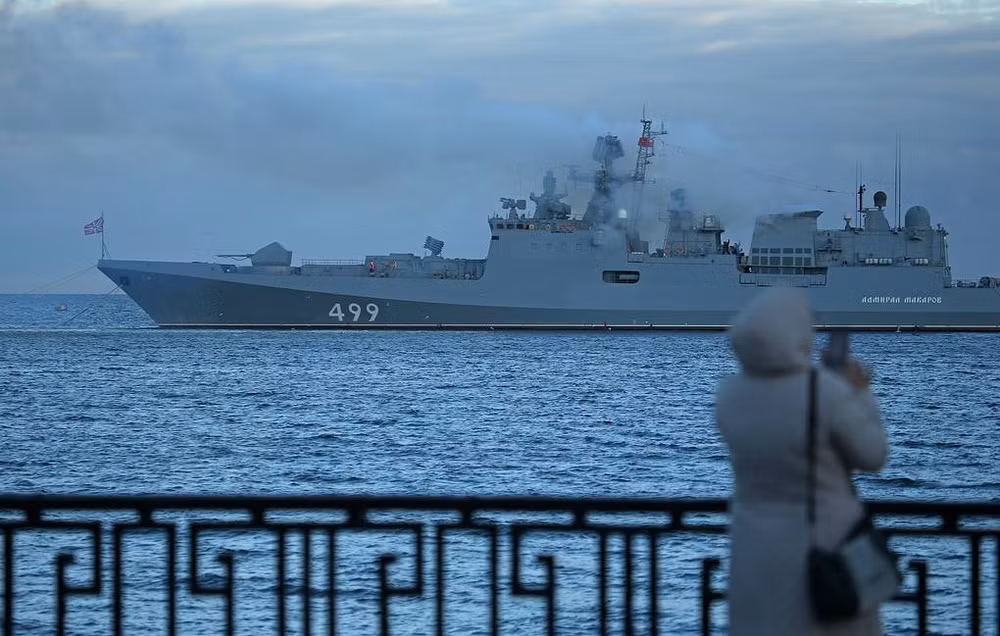 Hơn 50 tàu thuộc Hạm đội Baltic của Nga tập trận trên biển ảnh 1