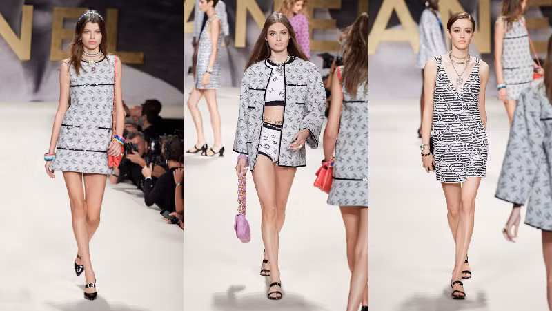 BST Xuân Hè 2022 của Chanel hồi sinh thời trang thập niên 80-90 ảnh 18