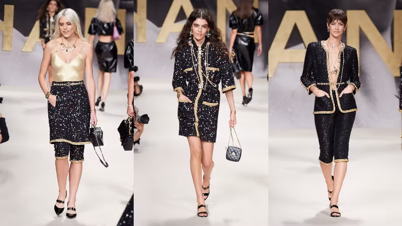 BST Xuân Hè 2022 của Chanel hồi sinh thời trang thập niên 80-90 ảnh 6