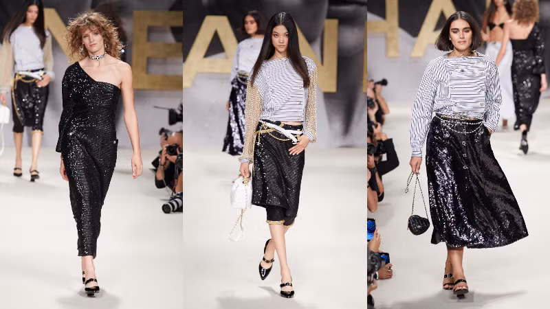 BST Xuân Hè 2022 của Chanel hồi sinh thời trang thập niên 80-90 ảnh 7