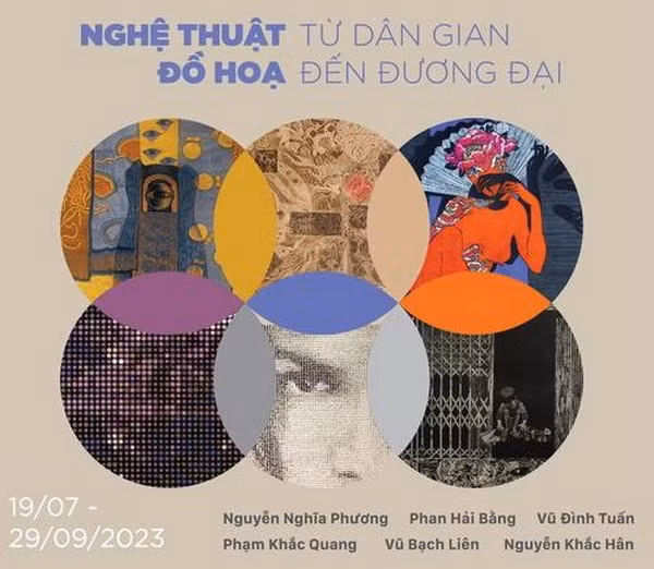 Thưởng lãm 50 tác phẩm nghệ thuật đồ họa từ dân gian đến đương đại ảnh 1