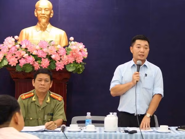 Họp báo thông tin về vụ tự thiêu tại Thành phố Hồ Chí Minh ảnh 1