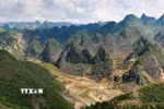 Cao nguyên đá Đồng Văn. (Ảnh: TTXVN phát)