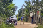 Khu vực xảy ra án mạng nghiêm trọng thôn Tân Trại 1, xã Vĩnh Giang, huyện Vĩnh Linh, tỉnh Quảng Trị. (Ảnh: TTXVN phát)