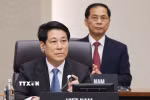 Chủ tịch nước Lương Cường dự Hội nghị Cấp cao Diễn đàn Hợp tác kinh tế châu Á-Thái Bình Dương (APEC) lần thứ 32. (Ảnh: Lâm Khánh/TTXVN)