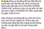 Công an bác bỏ thông tin về vụ việc. 