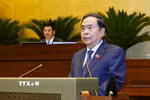 Chủ tịch Quốc hội Trần Thanh Mẫn phát biểu khai mạc Kỳ họp không thường lệ thứ nhất, Quốc hội khóa XVI. (Ảnh: Doãn Tấn/TTXVN)
