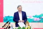 Tổng Bí thư Tô Lâm phát biểu chỉ đạo. (Ảnh: Thống Nhất/TTXVN)