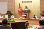 Thủ tướng Phạm Minh Chính chủ trì Phiên họp Chính phủ thường kỳ tháng 8 năm 2025. (Ảnh: Dương Giang/TTXVN)