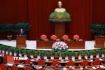 Tổng Bí thư, Chủ tịch nước Tô Lâm phát biểu bế mạc Hội nghị lần thứ ba Ban Chấp hành Trung ương Đảng khoá XIV. (Ảnh: Dương Giang/TTXVN)
