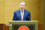 Tổng Bí thư Tô Lâm phát biểu tại phiên khai mạc Kỳ họp thứ Nhất, Quốc hội khóa XVI. (Ảnh: Thống Nhất/TTXVN)