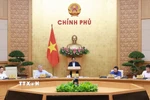 Thủ tướng Phạm Minh Chính chủ trì Phiên họp Chính phủ thường kỳ tháng 8 năm 2025. (Ảnh: Dương Giang/TTXVN)