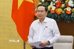 Chủ tịch Quốc hội Trần Thanh Mẫn phát biểu. (Ảnh: Doãn Tấn/TTXVN)