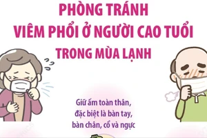 Phòng ngừa bệnh viêm phổi cho người cao tuổi trong mùa lạnh
