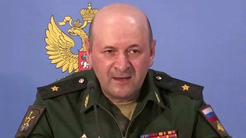 Russia investigates a car explosion that killed an army lieutenant general