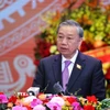 Tổng Bí thư Tô Lâm phát biểu tại Lễ kỷ niệm 80 năm thành lập Chính phủ. (Ảnh: Thống Nhất/TTXVN)