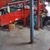 Hiện trường vụ án. (Ảnh cắt từ clip)