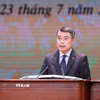Thủ tướng Lê Minh Hưng phát biểu tri ân người có công với cách mạng toàn quốc năm 2026 và phát động phong trào đẩy mạnh chăm lo người có công với cách mạng hướng tới Kỷ niệm 80 năm Ngày Thương binh-Liệt sỹ. (Ảnh: Dương Giang/TTXVN)