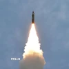 Một vụ phóng tên lửa của Triều Tiên. (Nguồn: AFP/TTXVN)