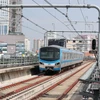 Tàu chạy trên tuyến metro Bến Thành-Suối Tiên. (Ảnh: Quốc Khánh/TTXVN)