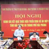 Ủy viên Trung ương Đảng, Bí thư Thành ủy Hải Phòng Lê Tiến Châu phát biểu kết luận Hội nghị. (Ảnh: Mạnh Tú/TTXVN)