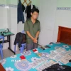 Đối tượng Đỗ Đình Mai (sinh năm 1967, tạm trú tại xã Thoại Sơn, tỉnh An Giang) bị bắt để điều tra về hành vi trộm cắp tài sản. (Ảnh: TTXVN phát)