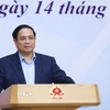 Thủ tướng Phạm Minh Chính chủ trì Hội nghị tổng kết công tác năm 2025 của Ban Chỉ đạo Quốc gia về hội nhập quốc tế. (Ảnh: Dương Giang/TTXVN)