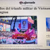 Nhật báo cánh tả lớn nhất Mexico La Jornada đăng bài viết. (Ảnh: Phương Lan/TTXVN)