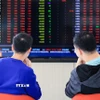 Nhà đầu tư theo dõi chỉ số chứng khoán tại tỉnh Giang Tô, Trung Quốc. (Ảnh: THX/TTXVN)