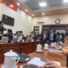Ban Tuyên giáo và Dân vận, Tỉnh ủy Tuyên Quang, tổ chức họp báo cung cấp thông tin liên quan đến kỳ thi tốt nghiệp THPT 2026 sau khi xảy ra bất thường về điểm môn Toán tại Hội đồng thi Trường THPT Chuyên Tuyên Quang. (Ảnh: Hoàng Hải/TTXVN)