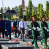 Hài cốt các liệt sỹ được an táng tại Nghĩa trang liệt sỹ Vĩnh Hưng-Tân Hưng (xã Vĩnh Hưng, Tây Ninh). (Ảnh: Bùi Giang/TTXVN)