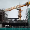 Thi công công trình hạ tầng kỹ thuật phục vụ Hội nghị APEC 2027 trên địa bàn đặc khu Phú Quốc (An Giang). (Ảnh: Lê Huy Hải/TTXVN)