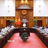 Thủ tướng Lê Minh Hưng, Trưởng Ban Chỉ đạo Trung ương thực hiện các Chương trình mục tiêu quốc gia chủ trì Phiên họp thứ nhất. (Ảnh: Dương Giang/TTXVN)