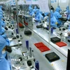 Sản xuất hàng dệt may xuất khẩu. (Ảnh: Tuấn Anh/ TTXVN)