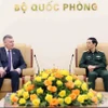 Đại tướng Phan Văn Giang, Bộ trưởng Quốc phòng tiếp Thứ trưởng Quốc phòng Ba Lan Pawel Bejda. (Ảnh: An Đăng/TTXVN)