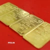 Vàng miếng SJC. (Ảnh: Minh Quyết/TTXVN)