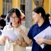 Thí sinh dự thi lớp 10. (Ảnh: Hoàng Hùng/TTXVN)