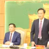 Bí thư Tỉnh ủy Hưng Yên Nguyễn Hữu Nghĩa phát biểu tại hội nghị. (Ảnh: Mạnh Khánh/TTXVN)