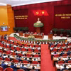 Phiên khai mạc Hội nghị lần thứ 11 Ban Chấp hành Trung ương Đảng khóa XIII. (Ảnh: TTXVN)