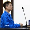 Hội đồng xét xử Tòa án Nhân dân tỉnh Cà Mau tuyên phạt bị cáo Lê Phúc Thịnh 12 năm tù về tội “lừa đảo chiếm đoạt tài sản." (Ảnh: TTXVN phát)