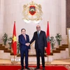 Chủ tịch Quốc hội Trần Thanh Mẫn hội kiến Chủ tịch Thượng viện Maroc Mohamed Ould Errachid. (Ảnh: Doãn Tấn/TTXVN)