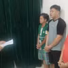 Các đối tượng tại cơ quan chức năng. (Ảnh do công an cung cấp)