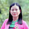 Phó Bí thư Thường trực Đảng ủy xã Lóng Sập, tỉnh Sơn La Đinh Thị Hường đóng góp ý kiến vào dự thảo Báo cáo văn kiện trình tại Đại hội Đại biểu toàn quốc lần thứ XIV của Đảng. (Ảnh: Quang Quyết/TTXVN)