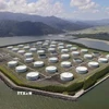 Cơ sở dự trữ dầu quốc gia Shibushi ở quận Kagoshima, miền Tây Nam Nhật Bản. (Ảnh: Kyodo/TTXVN)