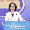 Người Phát ngôn Bộ Ngoại giao Việt Nam Phạm Thu Hằng. (Ảnh: TTXVN phát)
