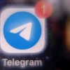 Biểu tượng ứng dụng Telegram. (Ảnh: AFP/TTXVN)